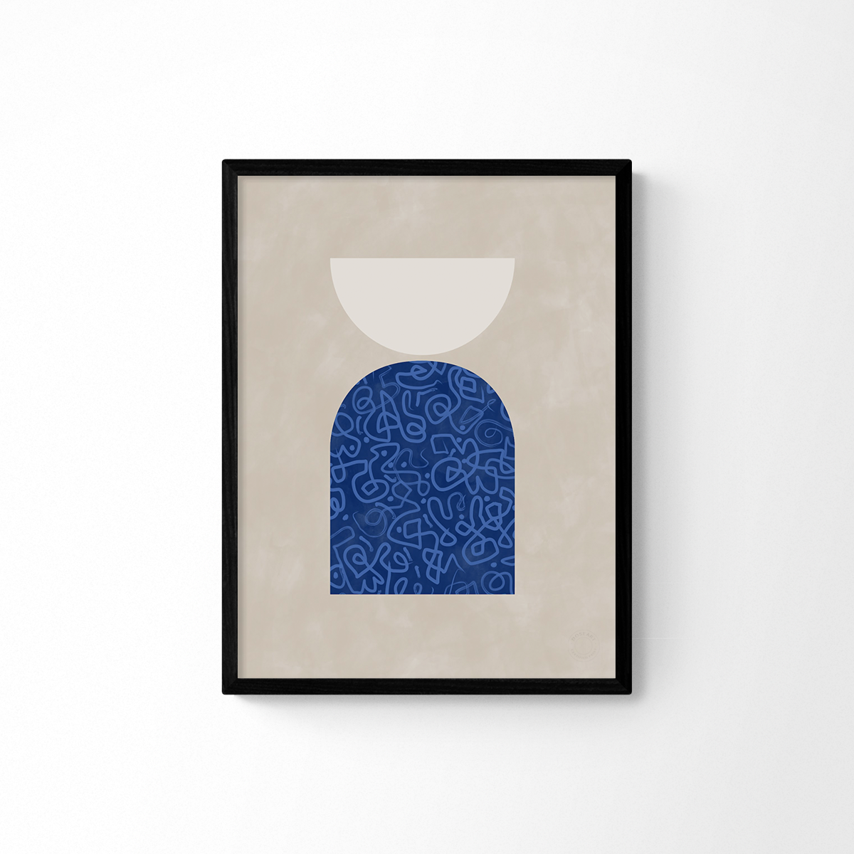 Life Is Blue- Blue Bowl